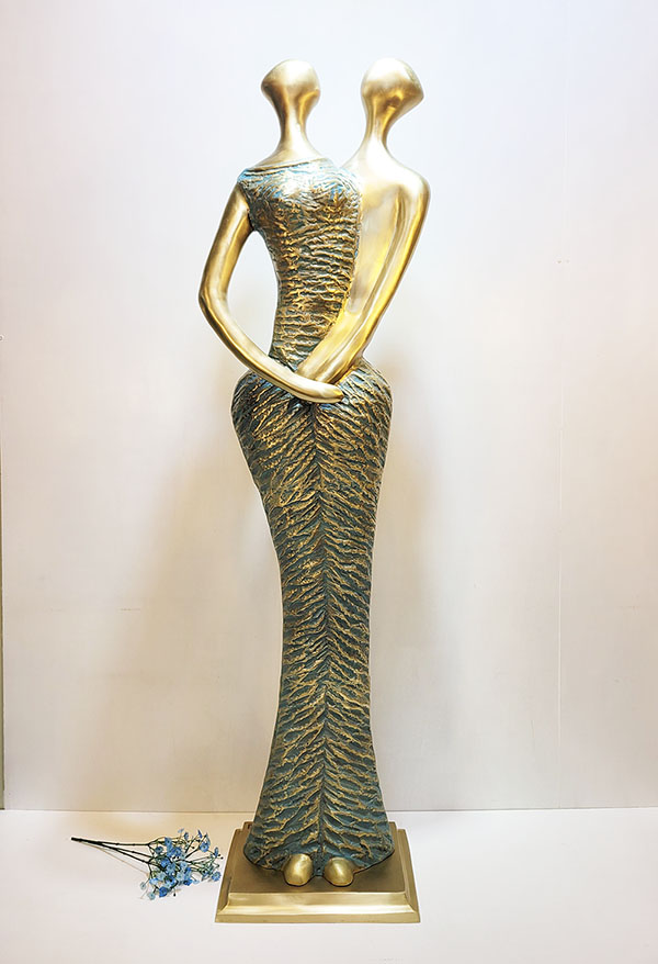 느낌 특대 청동 황동 공예품 조각품 조각상 장식품 조형물 전원주택 정원 인테리어 카페 커피숖 개업선물