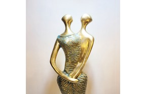 느낌 특대 청동 황동 공예품 조각품 조각상 장식품 조형물 전원주택 정원 인테리어 카페 커피숖 개업선물