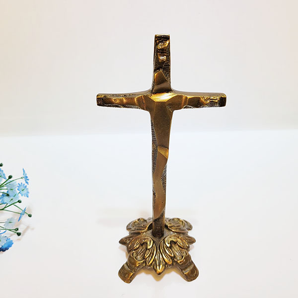 청동 십자가 황동 탁상십자가 성물 예수 여호와 추상 십자가 교회 장식 그리스도 조각품 공예품 주물 신주 금속 주문제작