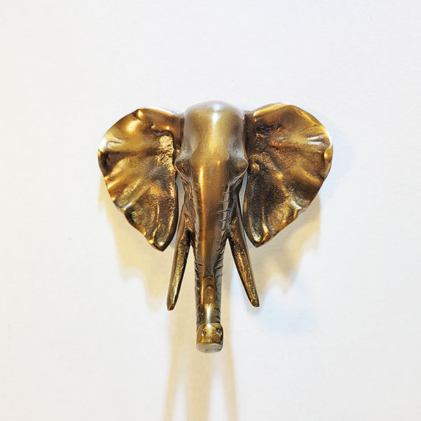 후크 벽장식 벽인테리어 벽면꾸미기 청동 황동 코끼리 동물머리