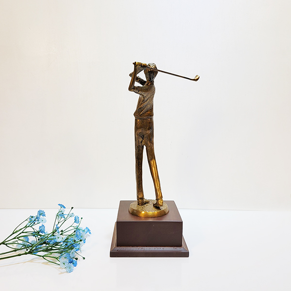 신)골프 소 남자 상패 황동 청동 공예품 홀인원 이글패 싱글패 골프 브론즈 상패전문업체