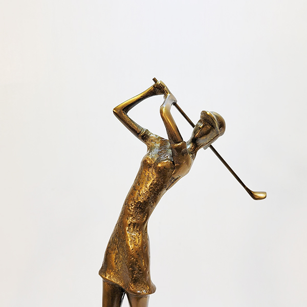 신)골프 소 여자 상패 황동 청동 공예품 홀인원 이글패 싱글패 골프상패 브론즈 인테리어소품