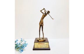 신)골프 소 여자 상패 황동 청동 공예품 홀인원 이글패 싱글패 골프상패 브론즈 인테리어소품