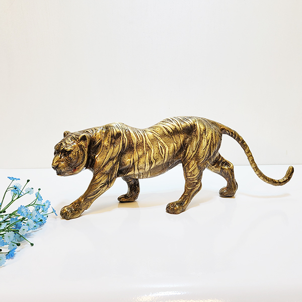 호랑이1호 조각상 황동 청동 공예품 조각품 조형물 개업선물 지인선물 인테리어장식품