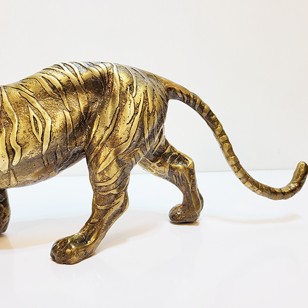 호랑이1호 조각상 황동 청동 공예품 조각품 조형물 개업선물 지인선물 인테리어장식품