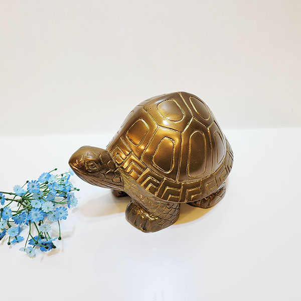 거북이2호 공예품 청동 황동 조각상 조각품 조형물 주물 신주 금속 장식품 집들이선물 주문제작 풍수인테리어 브론즈 아트 공방