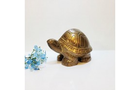 거북이2호 공예품 청동 황동 조각상 조각품 조형물 주물 신주 금속 장식품 집들이선물 주문제작 풍수인테리어 브론즈 아트 공방