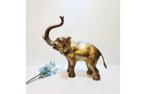 코끼리 대 조각상 청동 황동 공예품 조각품 조형물 주물 신주 금속 브론즈 카페 개업선물 거실 풍수 인테리어 장식품