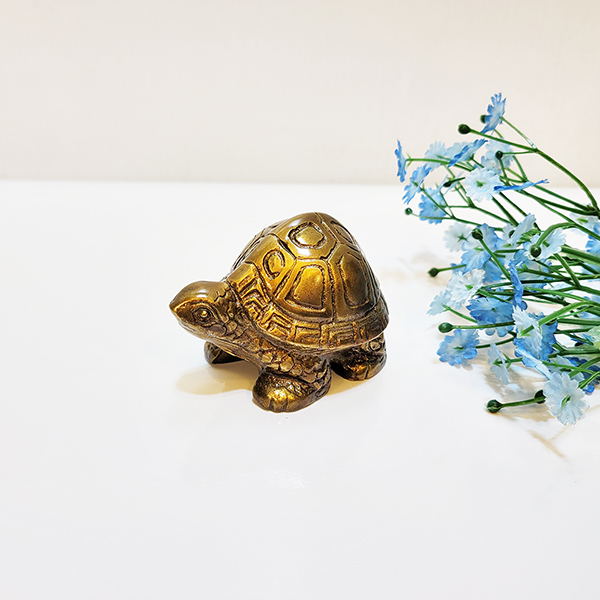 미니 거북이 청동 황동 공예품 거북이조각상 조각품 장식품 집들이 부모님 선물 장수 재물복 풍수 인테리어 소품