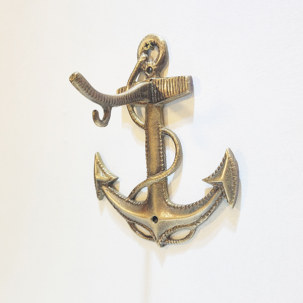 풍경종 문종 벽걸이 종 현관 벨 감성 데코 상점 카페 청동 황동 풍경 닻 지중해 인테리어 장식품