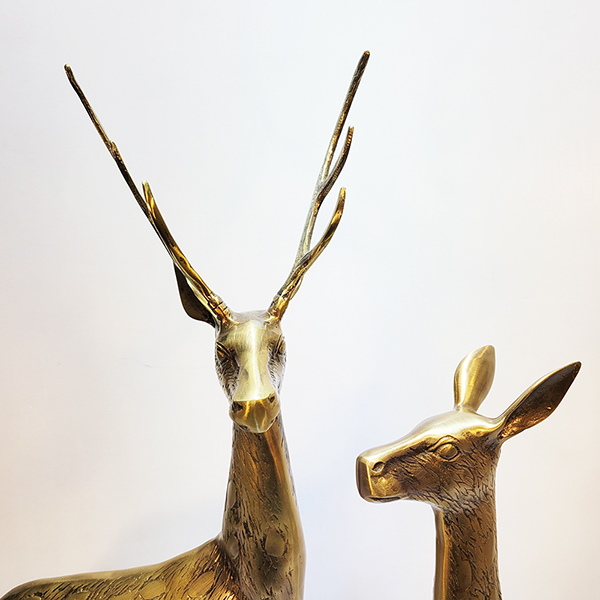 사슴 대 1호 청동 황동 공예품 조각상 조각품 장식품 조형물 전원주택 정원 개업 집들이 상점 카페 인테리어 소품