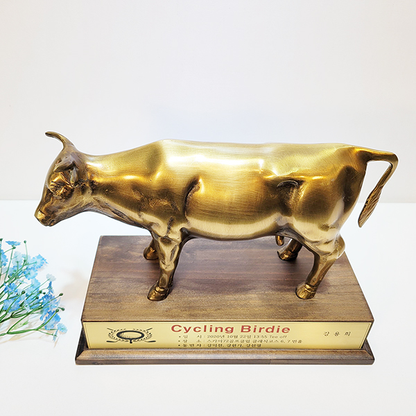 황소 상패 감사패 기념패 공로패 사은패 트로피 추대패 골프상패 청동 황동 공예품 스포츠 우승패 주문제작