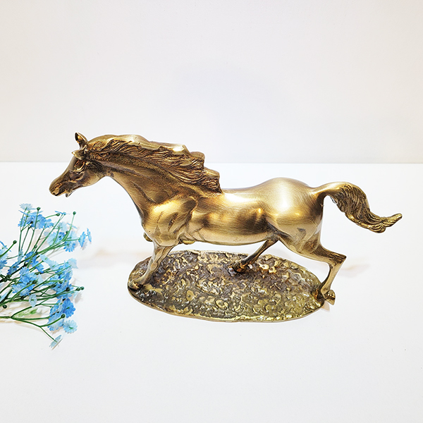 선말 중 청동 황동 공예품 말 조각상 조각품 장식품 조형물 동상 개업선물 지인선물 풍수 인테리어소품