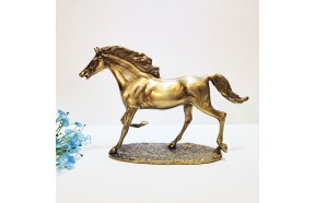 선말 중 청동 황동 공예품 말 조각상 조각품 장식품 조형물 동상 개업선물 지인선물 풍수 인테리어소품
