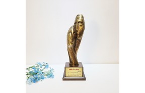 추상 부부 연인 청동 황동 공예품 동상패 골프트로피 기념트로피 홀인원 우승패 감사패 주문제작