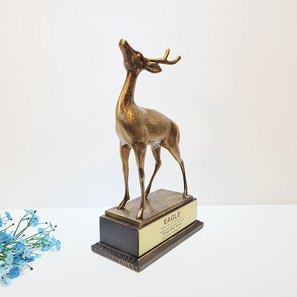 신 사슴 중 상패 동트로피 동상패 청동 황동 기념패 감사패 공로패 골프패 트로피 주문제작