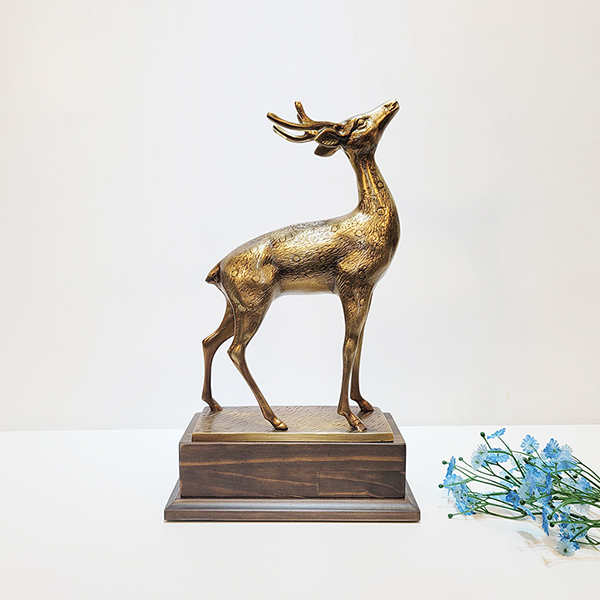 신 사슴 중 상패 동트로피 동상패 청동 황동 기념패 감사패 공로패 골프패 트로피 주문제작