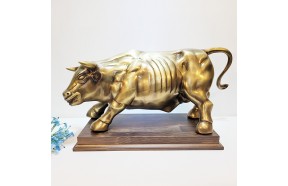 싸움소 특대 황소 상패 동트로피 감사패 기념패 공로패 우승패 고급상패 원목 싸움하는소 소싸움대회 장식품