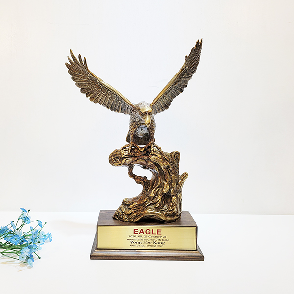 독수리 중 상패 트로피 이글패 이글트로피 청동 황동 골프상패 감사패 공로패 우승패 홀인원 싱글패 언더파기념 주문제작