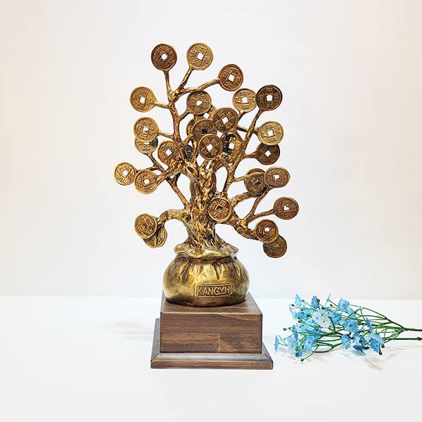 돈나무 복주머니 상패 동트로피 동상패 청동 황동 기념패 감사패 공로패 골프패 트로피 주문제작