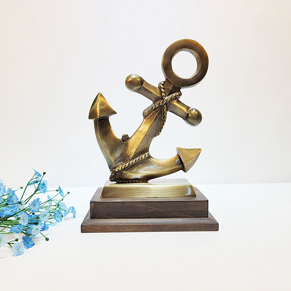 선박 닻 장식품 조형물 지중해 선박용 닻 해양테마 바다 빈티지 동 브론즈 카페 업소 매장 거실 인테리어 소품