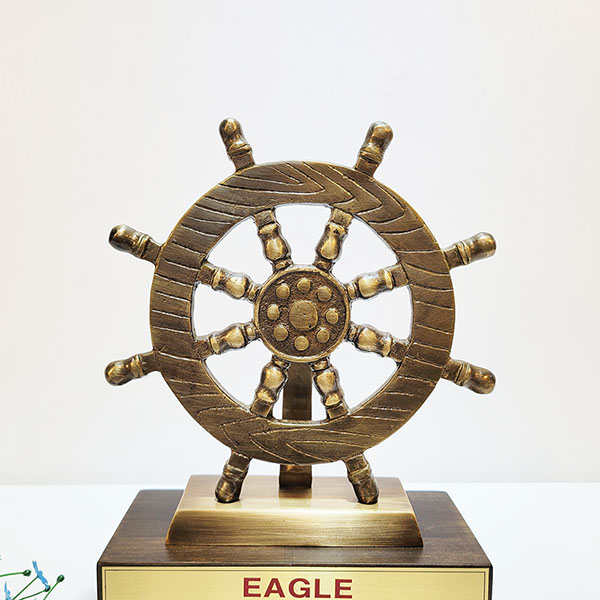 선박 방향타 장식품 상패 동 브론즈 골프 감사패 기념패 공로패 트로피 해군 군인상패 전출패 전역패 고급상패