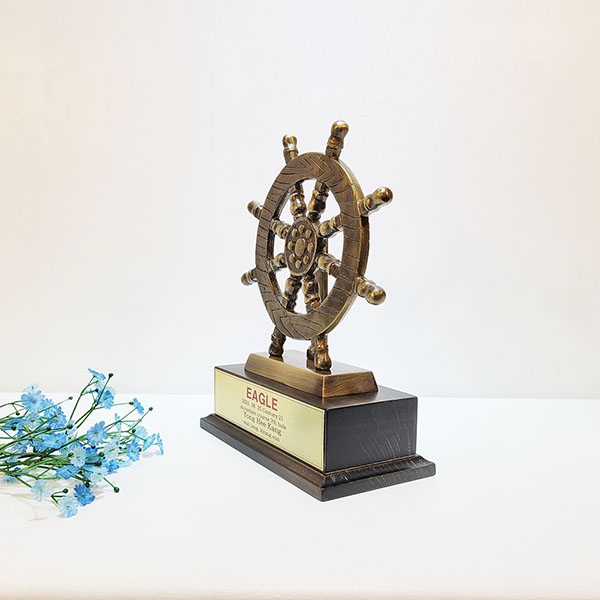 선박 방향타 장식품 상패 동 브론즈 골프 감사패 기념패 공로패 트로피 해군 군인상패 전출패 전역패 고급상패