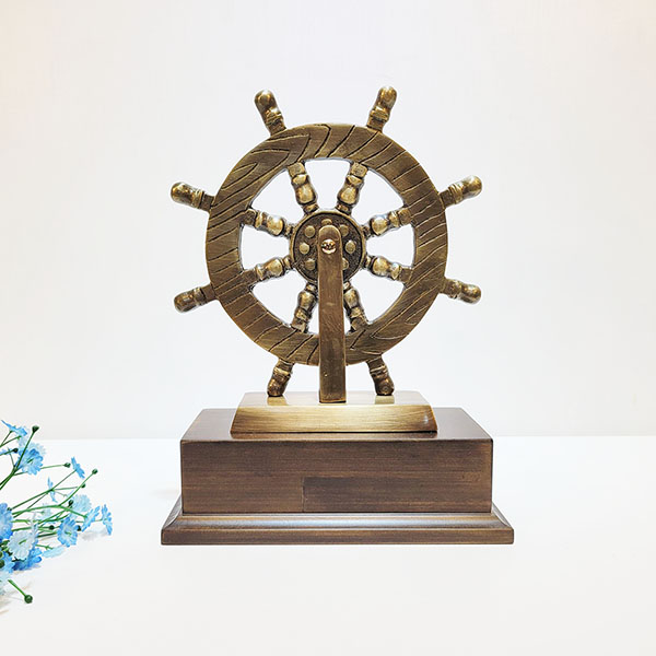 선박 방향타 장식품 상패 동 브론즈 골프 감사패 기념패 공로패 트로피 해군 군인상패 전출패 전역패 고급상패