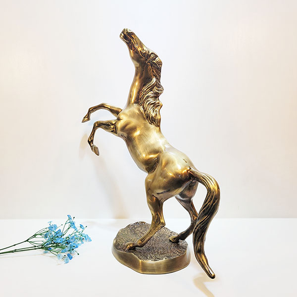야생마 특대 청동 동 브론즈 조각품 조각상 조형물 말 장식품 개업 지인 부모님 선물 거실 인테리어소품