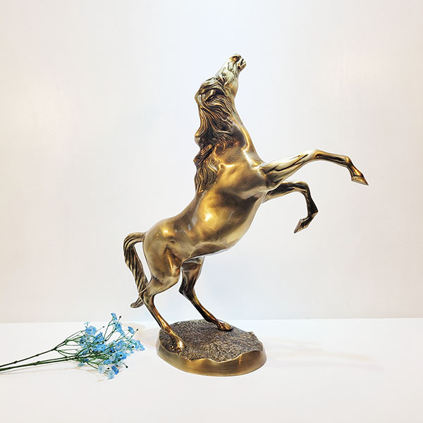 야생마 특대 청동 동 브론즈 조각품 조각상 조형물 말 장식품 개업 지인 부모님 선물 거실 인테리어소품