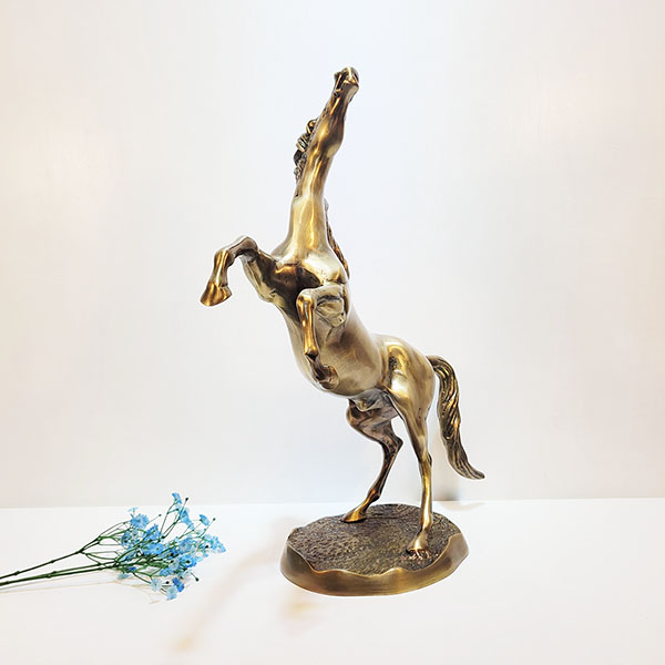 야생마 특대 청동 동 브론즈 조각품 조각상 조형물 말 장식품 개업 지인 부모님 선물 거실 인테리어소품