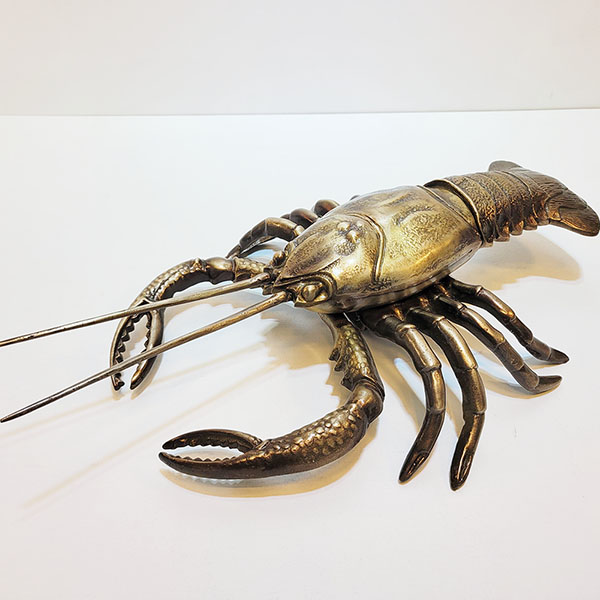 랍스터 청동 브론즈 바닷가재 벽걸이 조형물 조각품 장식품 업소 횟집 매장 카페 테마 모형 인테리어 소품