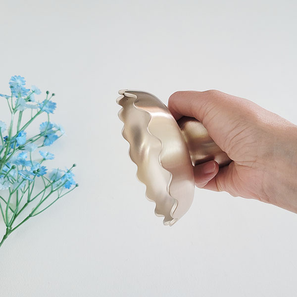 등괄사 한손 방짜 유기 괄사 마사지기 놋 안마 지압 주물 피부샵 전신 안마 지인 선물용품 주문제작