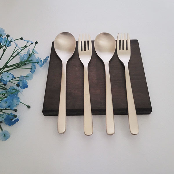 방짜 유기 수저 스푼 포크 세트 어린이 베이비 돌잔치 백일 선물 답례품 주물 놋