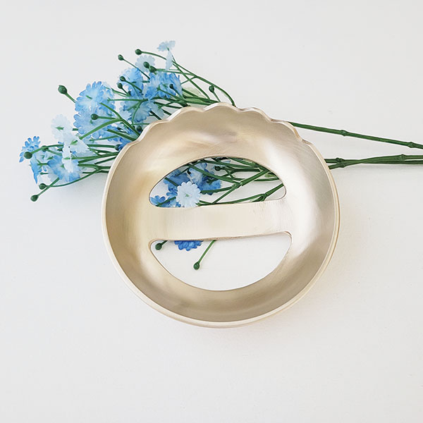 방짜 유기 마사지기 양손 괄사마사지기 한손형  주물 피부샵 전신 경락 지인 선물용품 주문제작