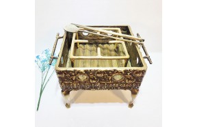 동화로 캠핑 화로 세트 불멍 숯불 야외 바베큐 그릴 감성불멍 클래식 글림핑 무쇠