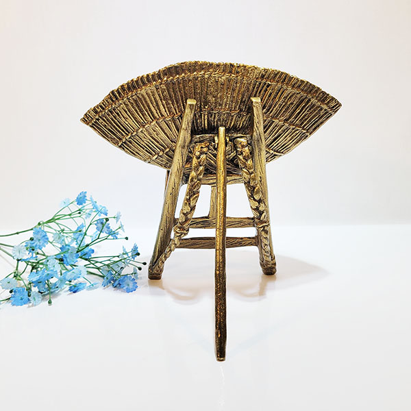 지게 장식품 조각품 동 브론즈 전통 민속 재물운 액운 막이 개업 신혼 집들이 선물 풍수 인테리어 소품