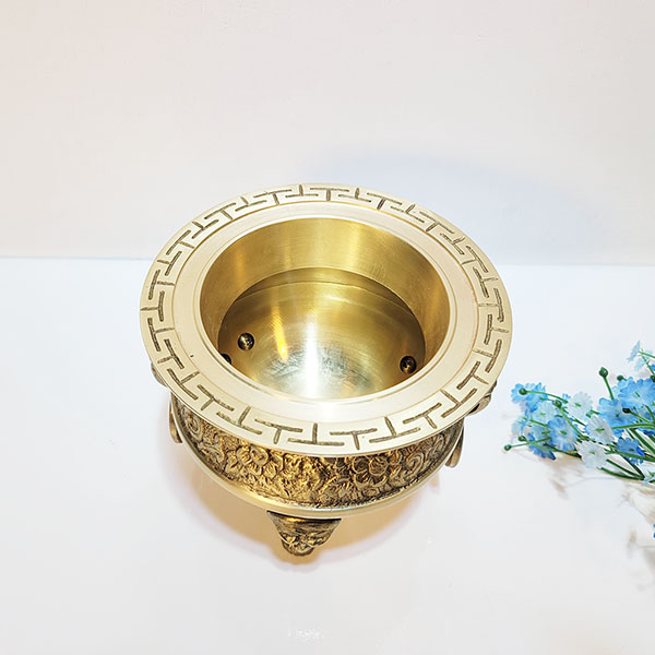 향로 제사 제기용품 대 향꽂이 설 명절 제사상 불교용품 황동 주물 신주 공예품