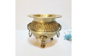 향로 제사 제기용품 대 향꽂이 설 명절 제사상 불교용품 황동 주물 신주 공예품