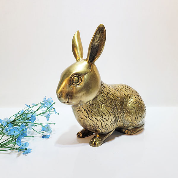 토끼 중 조각품 조각상 동 브론즈 인형 정원 야외 마당 카페 상점 정원꾸미기 래빗 장식품 인테리어소품
