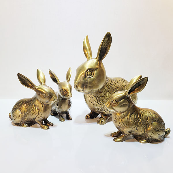 토끼 중 조각품 조각상 동 브론즈 인형 정원 야외 마당 카페 상점 정원꾸미기 래빗 장식품 인테리어소품
