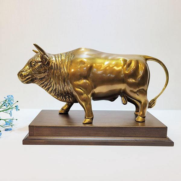 황소 2호 동 브론즈 조각상 조각품 조형물 장식품 개업 집들이 선물 풍수 인테리어 소품