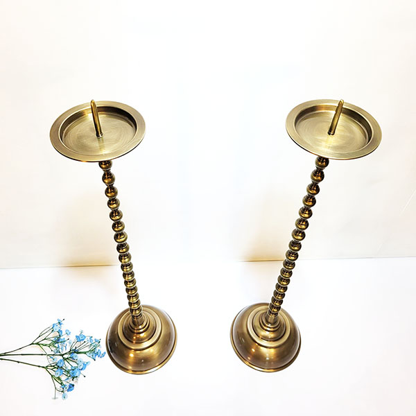 와룡촛대 1개 불교용품 제사 제수용품 청동 황동 신주 촛대 공예품