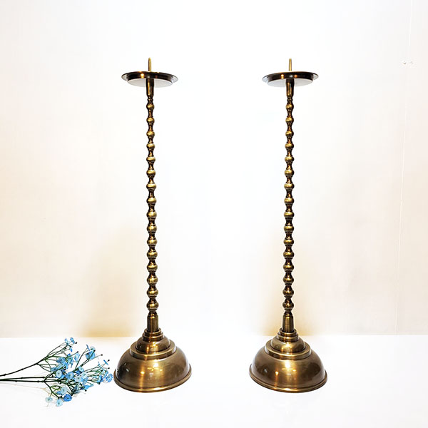 와룡촛대 1개 불교용품 제사 제수용품 청동 황동 신주 촛대 공예품