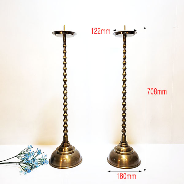 와룡촛대 1개 불교용품 제사 제수용품 청동 황동 신주 촛대 공예품