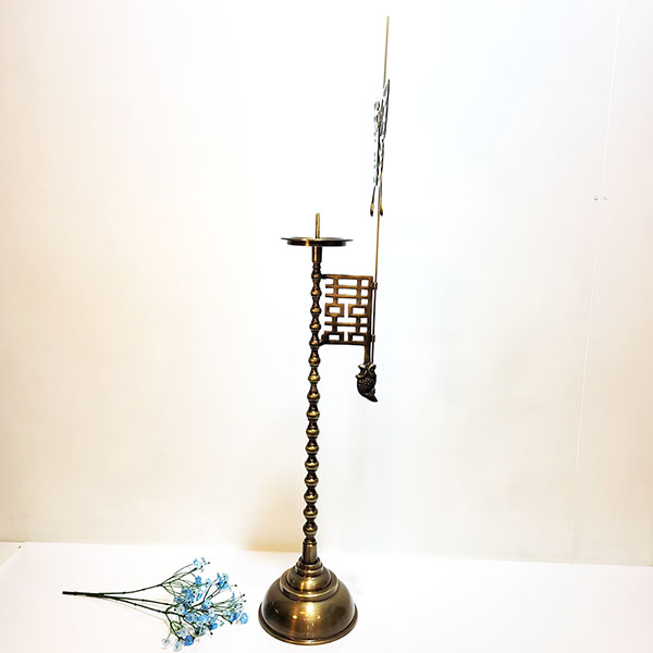 나비촛대 대 전통촛대 동 브론즈 공예품 촛대 돌 백일 업소 장식품 인테리어 소품
