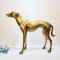 강아지 개 조각상 조각품 조형물 동 브론즈 야외 카페 거실 동물 그레이하운드 인테리어 장식품