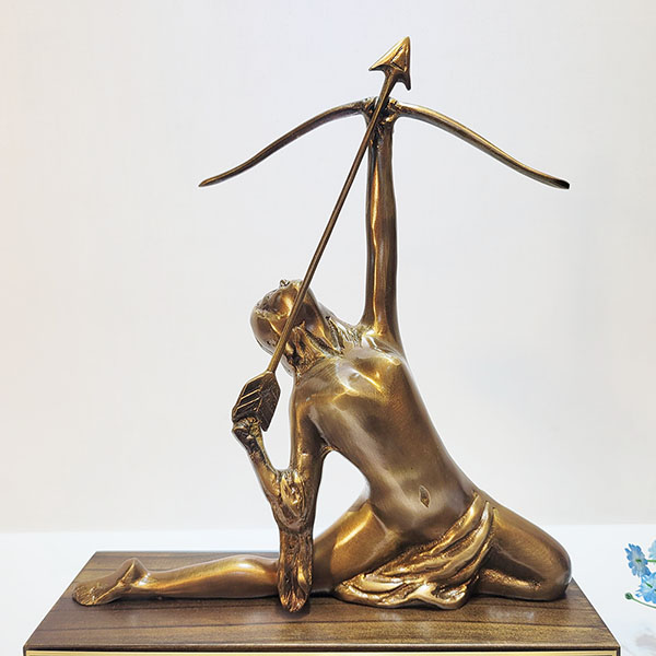 양궁협회 양궁대회 한국양궁대회 활 여인 상패 트로피 공로패 감사패 기념패 청동 황동 상패제작