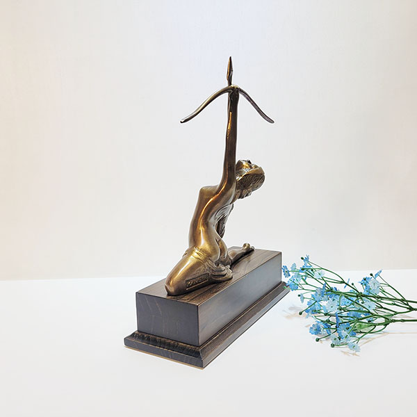 양궁협회 양궁대회 한국양궁대회 활 여인 상패 트로피 공로패 감사패 기념패 청동 황동 상패제작