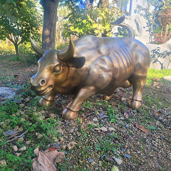 월가소 뉴욕 황소 특대 청동 황동 공예품 월스트리트 행운 복 개업선물 조각품 조각상 조형물 풍수 인테리어